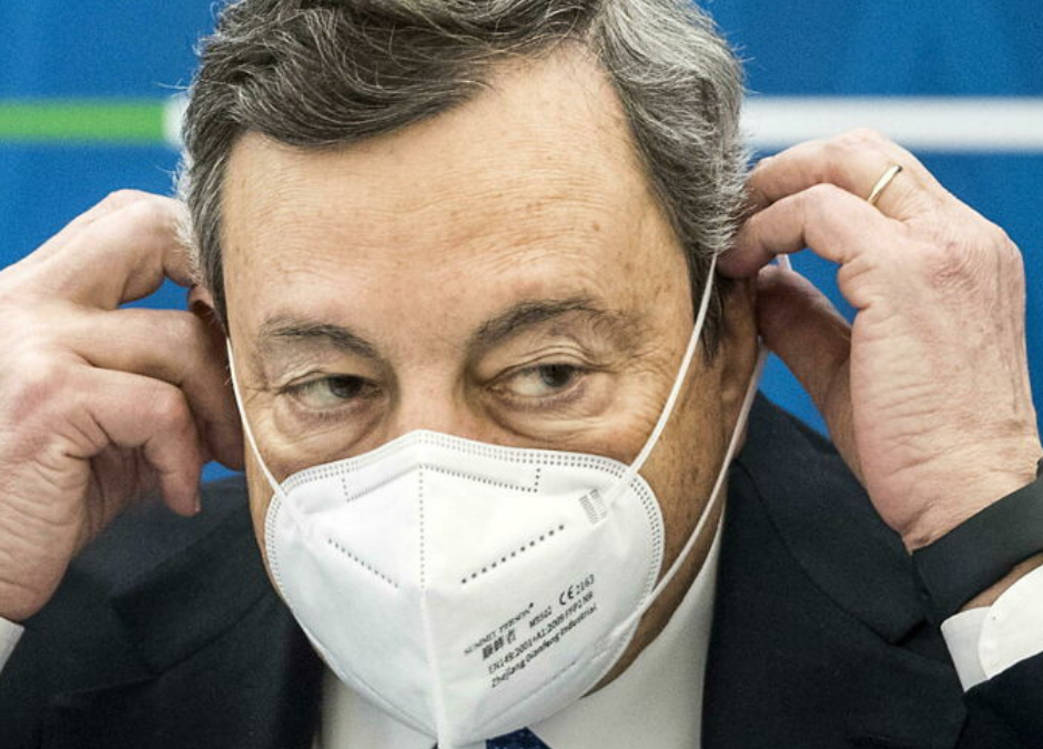 Presidente del consiglio dei ministri italiano Mario Draghi